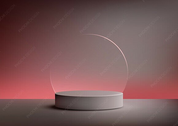 Download Gray Cylindrical Podium Product Mockups, - Mockups Collection